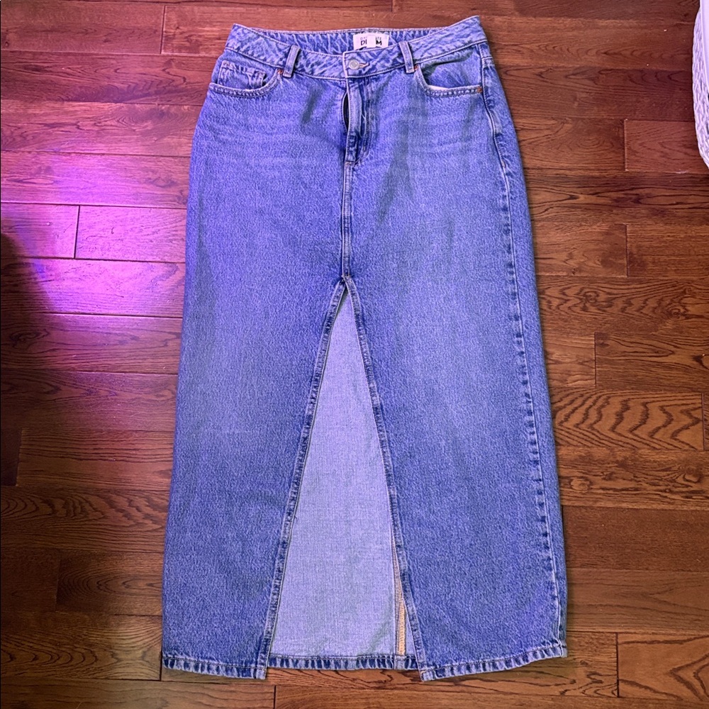 Dynamite Denim Blue Long Skirt